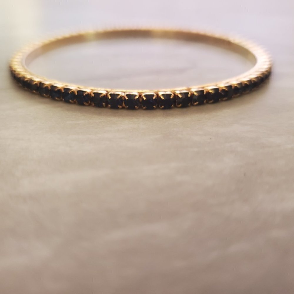 ✨ J.Crew Rhinestone Crystal Pave Bangle Bracelet ✨ - Picture 2 of 10